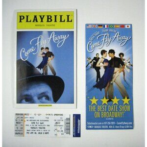 Come Fly Away Playbill 2010 Marquis John Selya Theatre Twyla Tharp Frank Sinatra